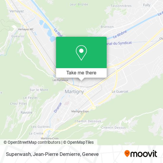 Superwash, Jean-Pierre Demierre map