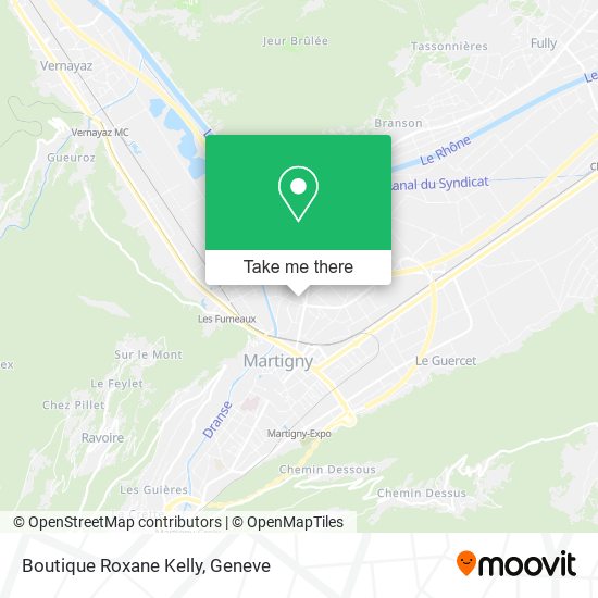 Boutique Roxane Kelly map