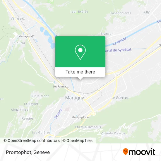 Prontophot map