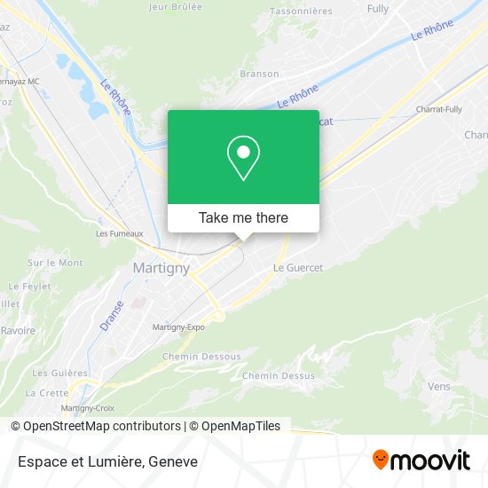Espace et Lumière map