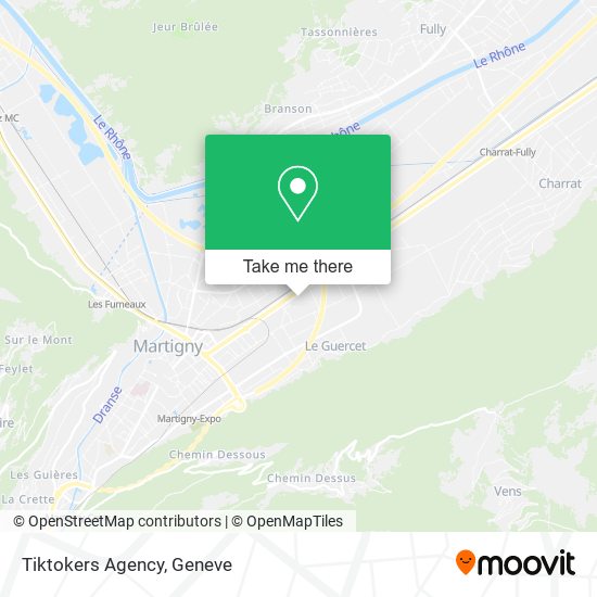 Tiktokers Agency map