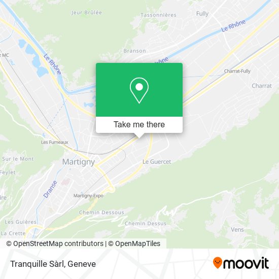 Tranquille Sàrl map