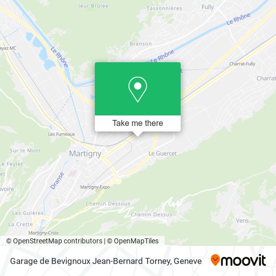 Garage de Bevignoux Jean-Bernard Torney map