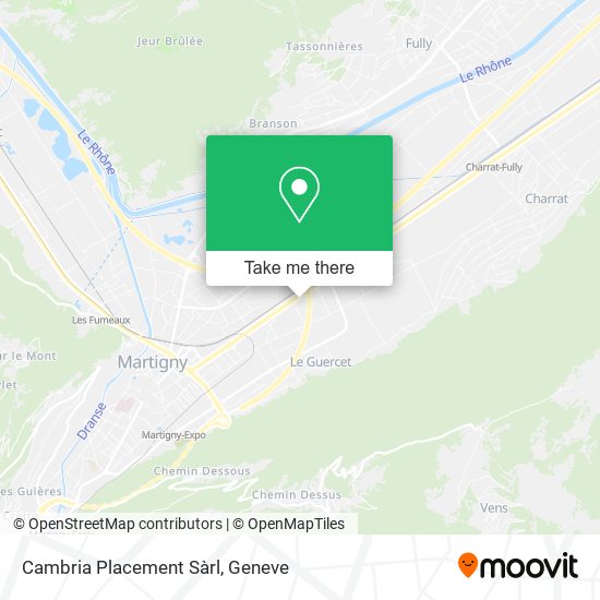 Cambria Placement Sàrl map