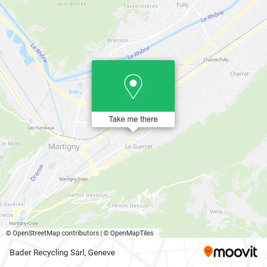 Bader Recycling Sàrl map