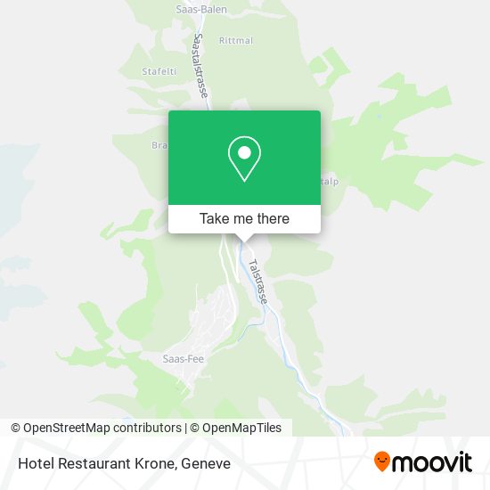 Hotel Restaurant Krone map