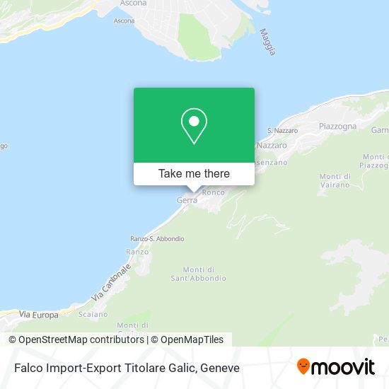 Falco Import-Export Titolare Galic map