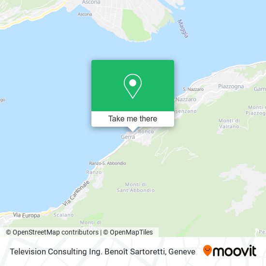 Television Consulting Ing. Benoît Sartoretti map
