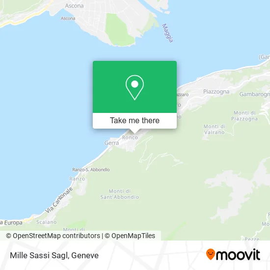 Mille Sassi Sagl map