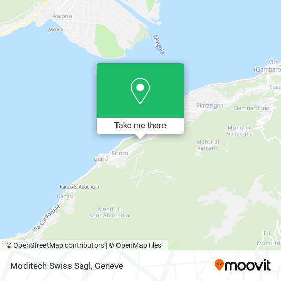 Moditech Swiss Sagl map