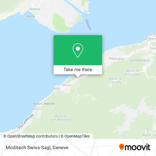 Moditech Swiss Sagl map