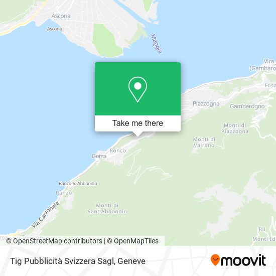 Tig Pubblicità Svizzera Sagl map
