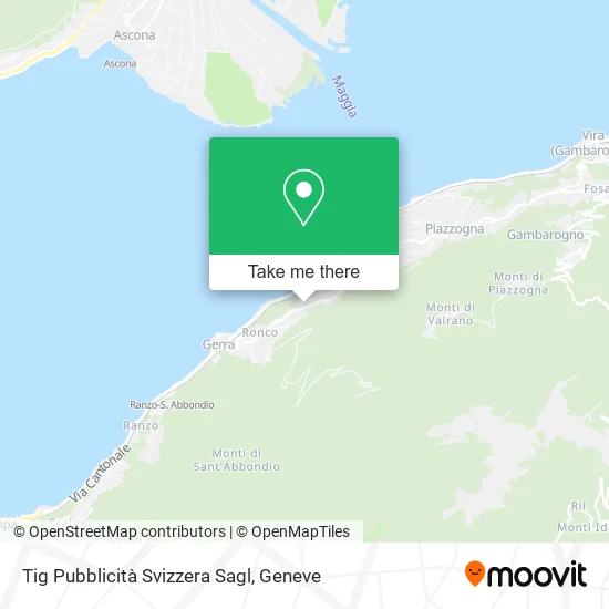 Tig Pubblicità Svizzera Sagl map