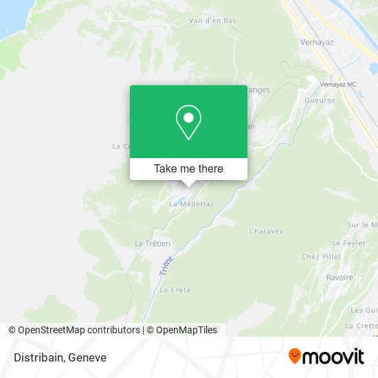 Distribain map