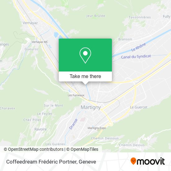 Coffeedream Frédéric Portner map