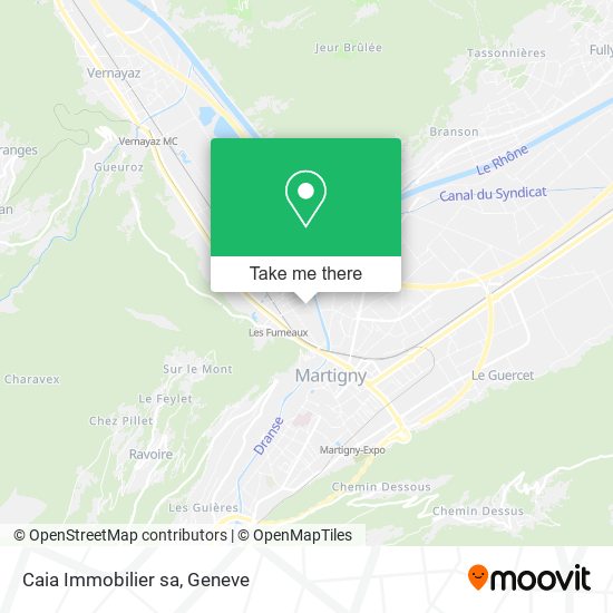 Caia Immobilier sa map