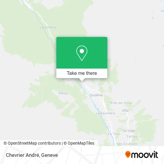 Chevrier André map