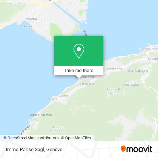 Immo Parise Sagl map