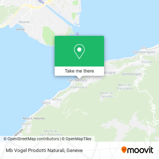 Mb Vogel Prodotti Naturali map