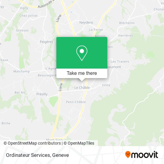 Ordinateur Services map