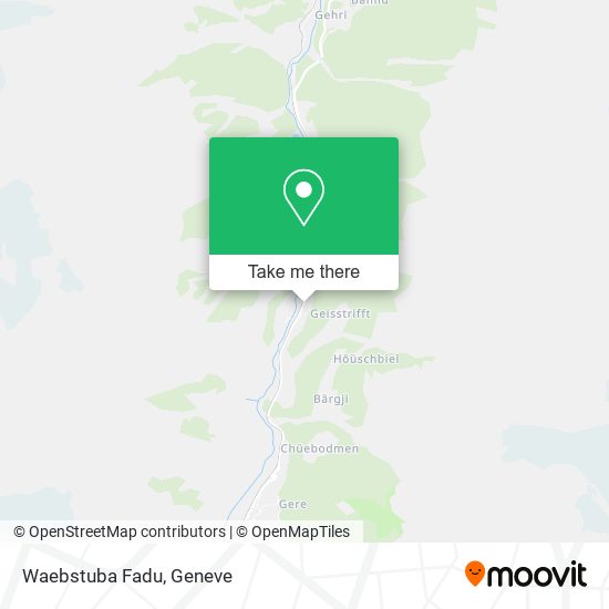 Waebstuba Fadu map