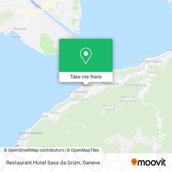 Restaurant Hotel Sass da Grüm map