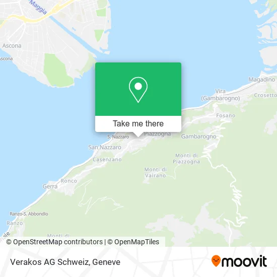 Verakos AG Schweiz map