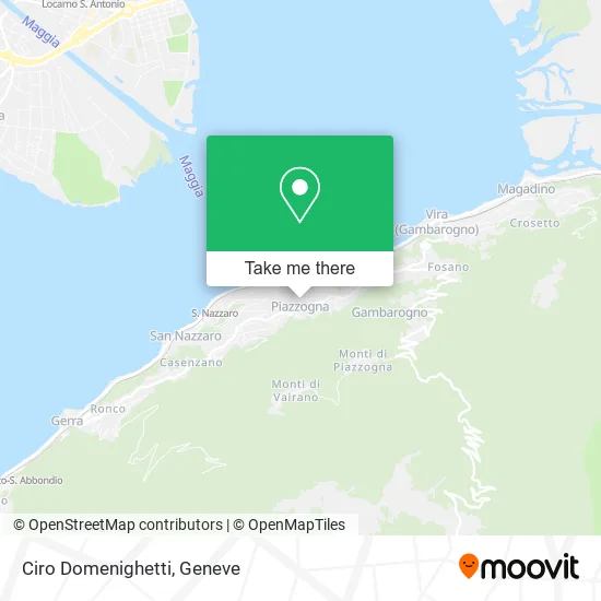 Ciro Domenighetti map