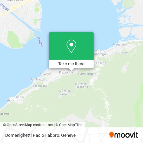 Domenighetti Paolo Fabbro map