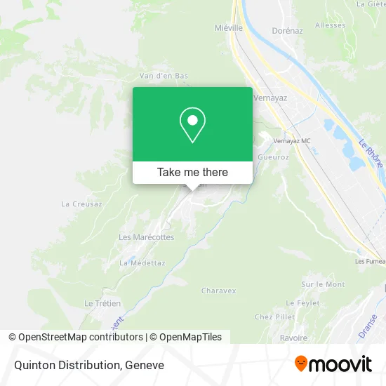 Quinton Distribution map
