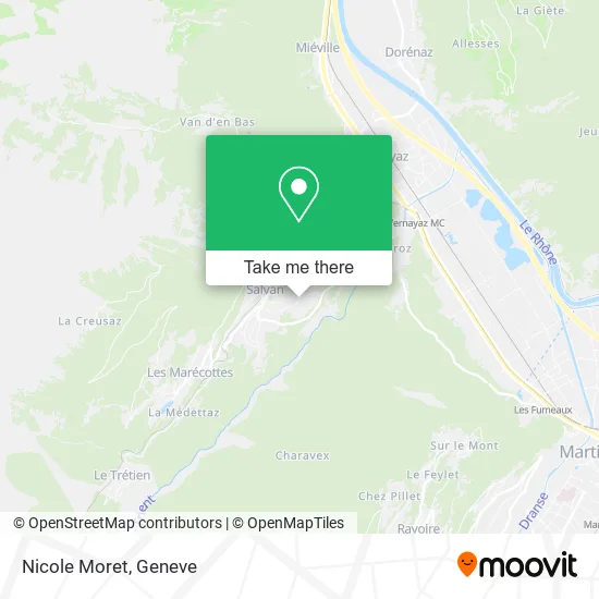 Nicole Moret map