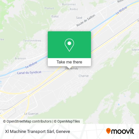 Xl Machine Transport Sàrl map