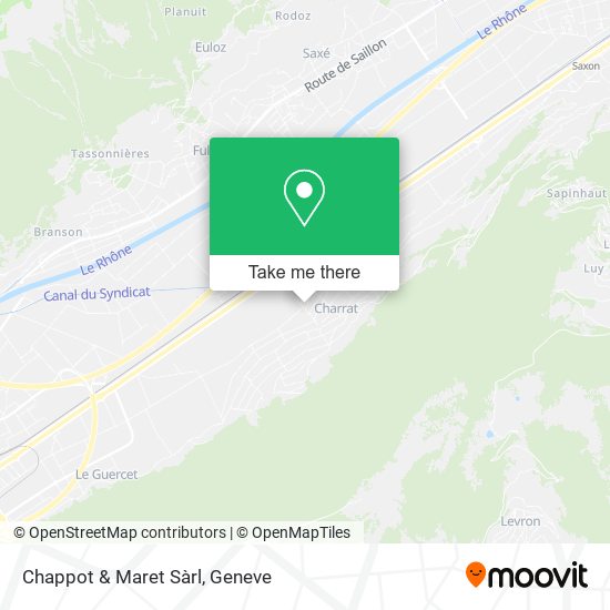 Chappot & Maret Sàrl map