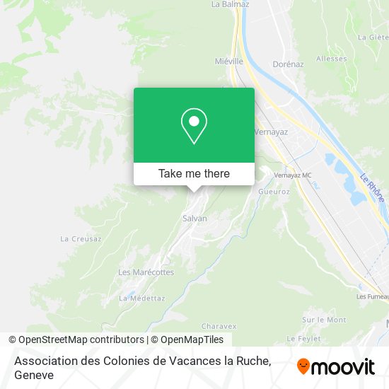 Association des Colonies de Vacances la Ruche map