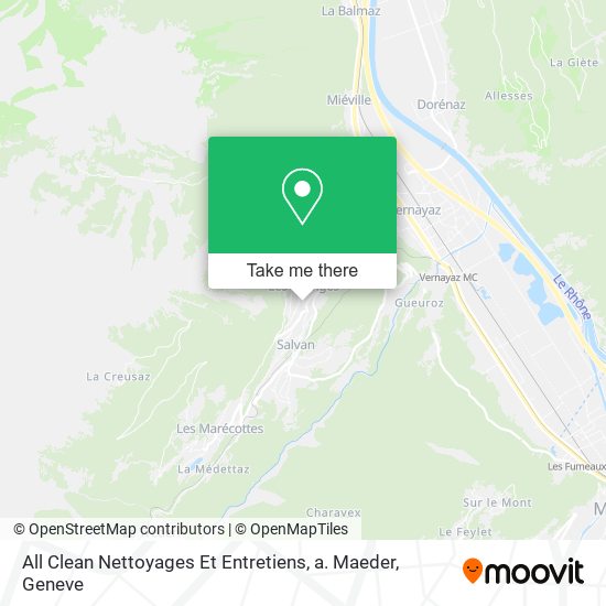 All Clean Nettoyages Et Entretiens, a. Maeder map
