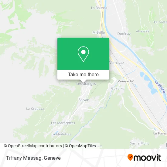 Tiffany Massag map