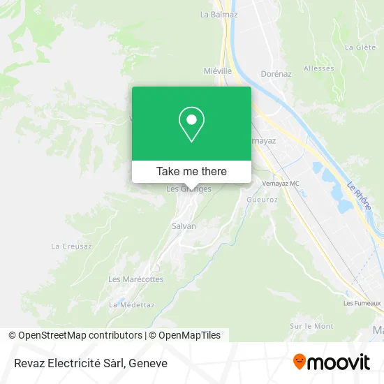 Revaz Electricité Sàrl map