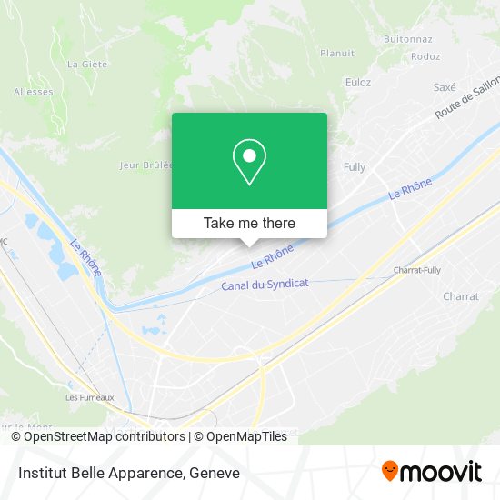 Institut Belle Apparence map