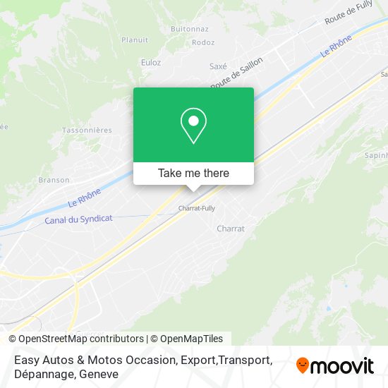 Easy Autos & Motos Occasion, Export,Transport, Dépannage map