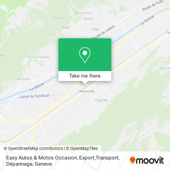 Easy Autos & Motos Occasion, Export,Transport, Dépannage map