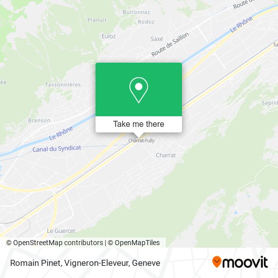 Romain Pinet, Vigneron-Eleveur map