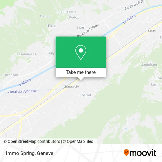 Immo Spring map