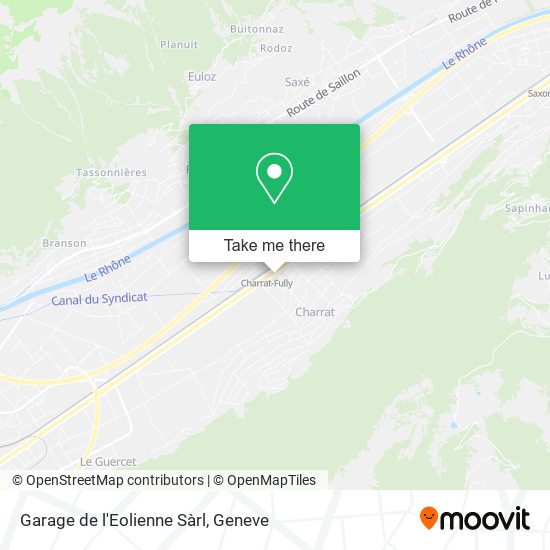 Garage de l'Eolienne Sàrl map