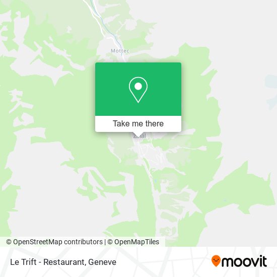 Le Trift - Restaurant map