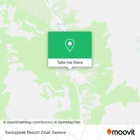 Swisspeak Resort Zinal map