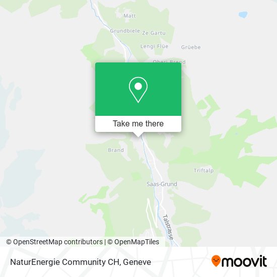 NaturEnergie Community CH map