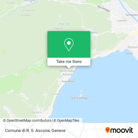 Comune di R. S. Ascona map
