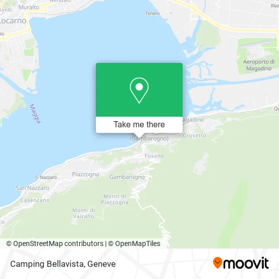 Camping Bellavista map