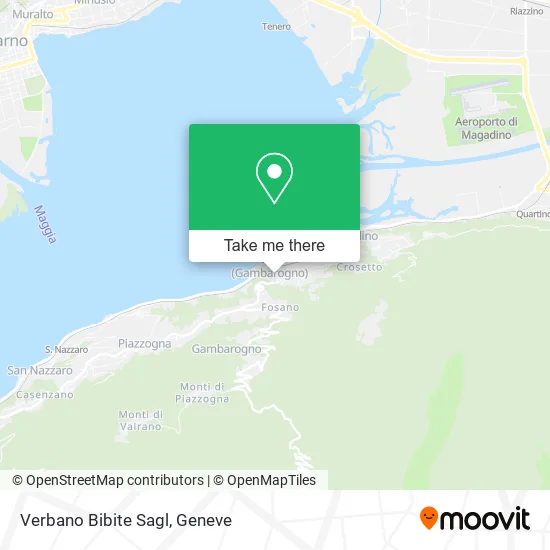 Verbano Bibite Sagl map