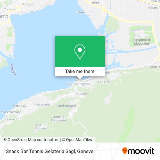 Snack Bar Tennis Gelateria Sagl map
